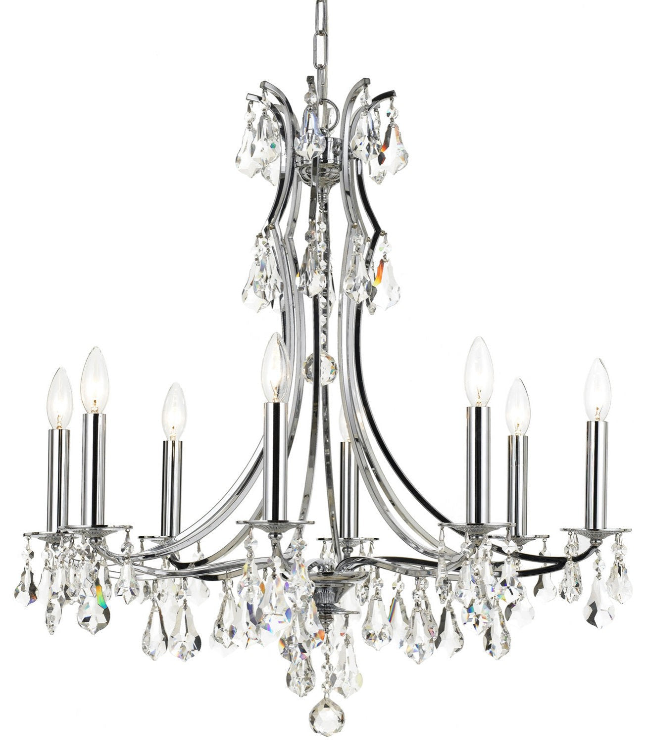 Chrome-Strass Crystal Chandelier