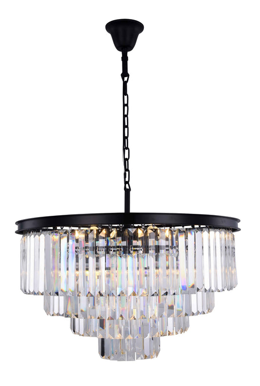 Four-Tier Clear-Crystal Sydney Chandelier