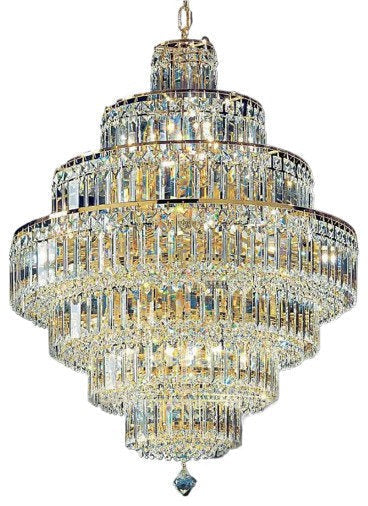 Gold or Chrome Crystal LED Chandelier