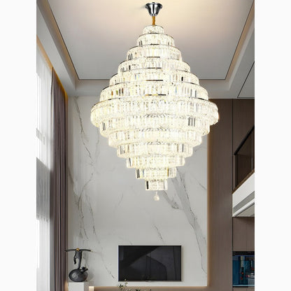 Gold or Chrome Crystal LED Chandelier