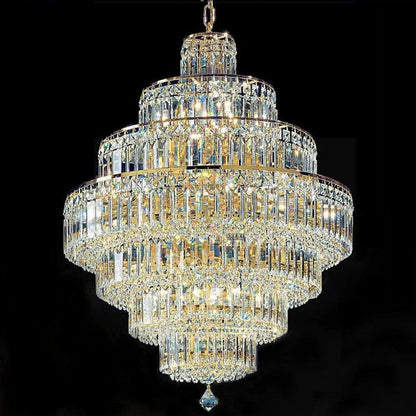 Gold or Chrome Crystal LED Chandelier