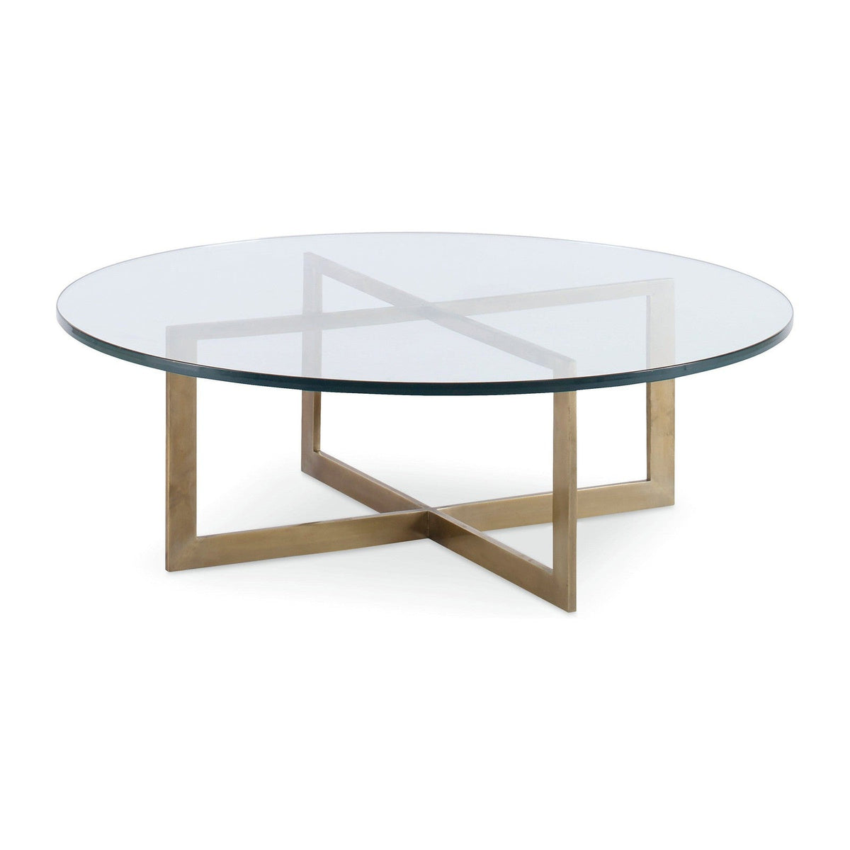 Century Furniture Nest Cocktail Table with Glass Top
