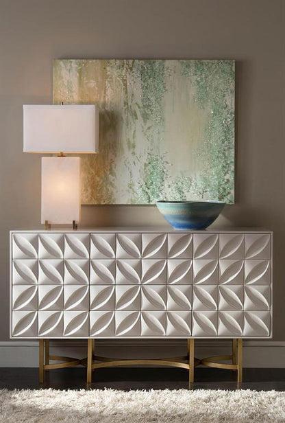 John Richard Ghost White Credenza