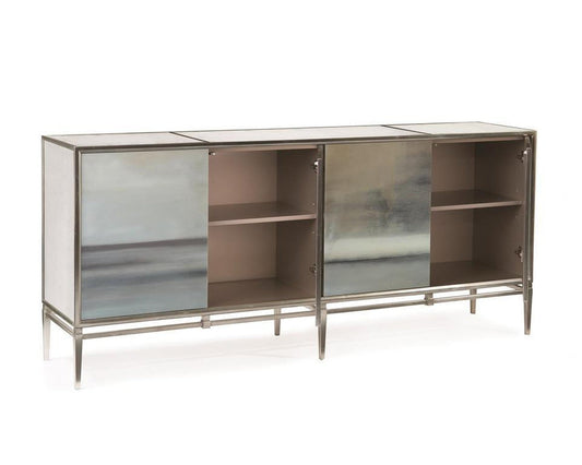 John Richard Slated Four-Door Credenza