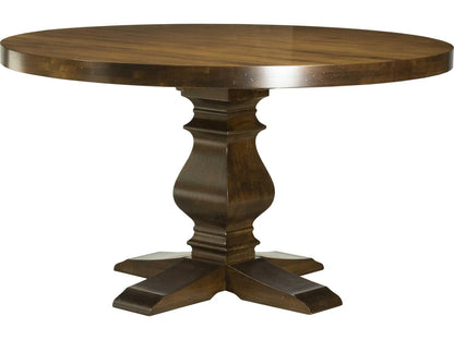 Saloom Devon Round 60-Inch Solid Maple Dining Table