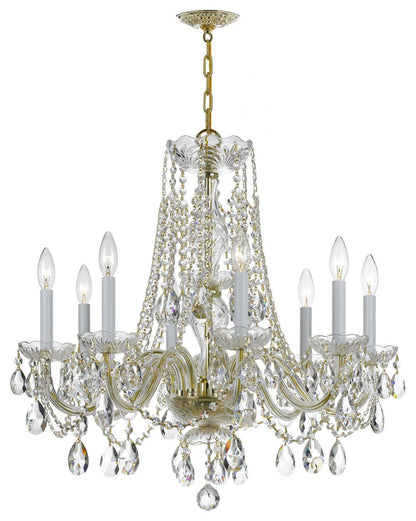 Single-Tier 8-Light Victorian Chandelier
