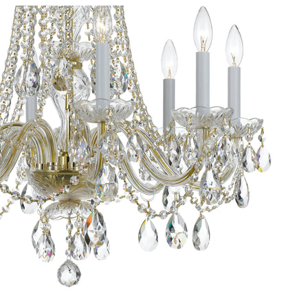 Single-Tier 8-Light Victorian Chandelier