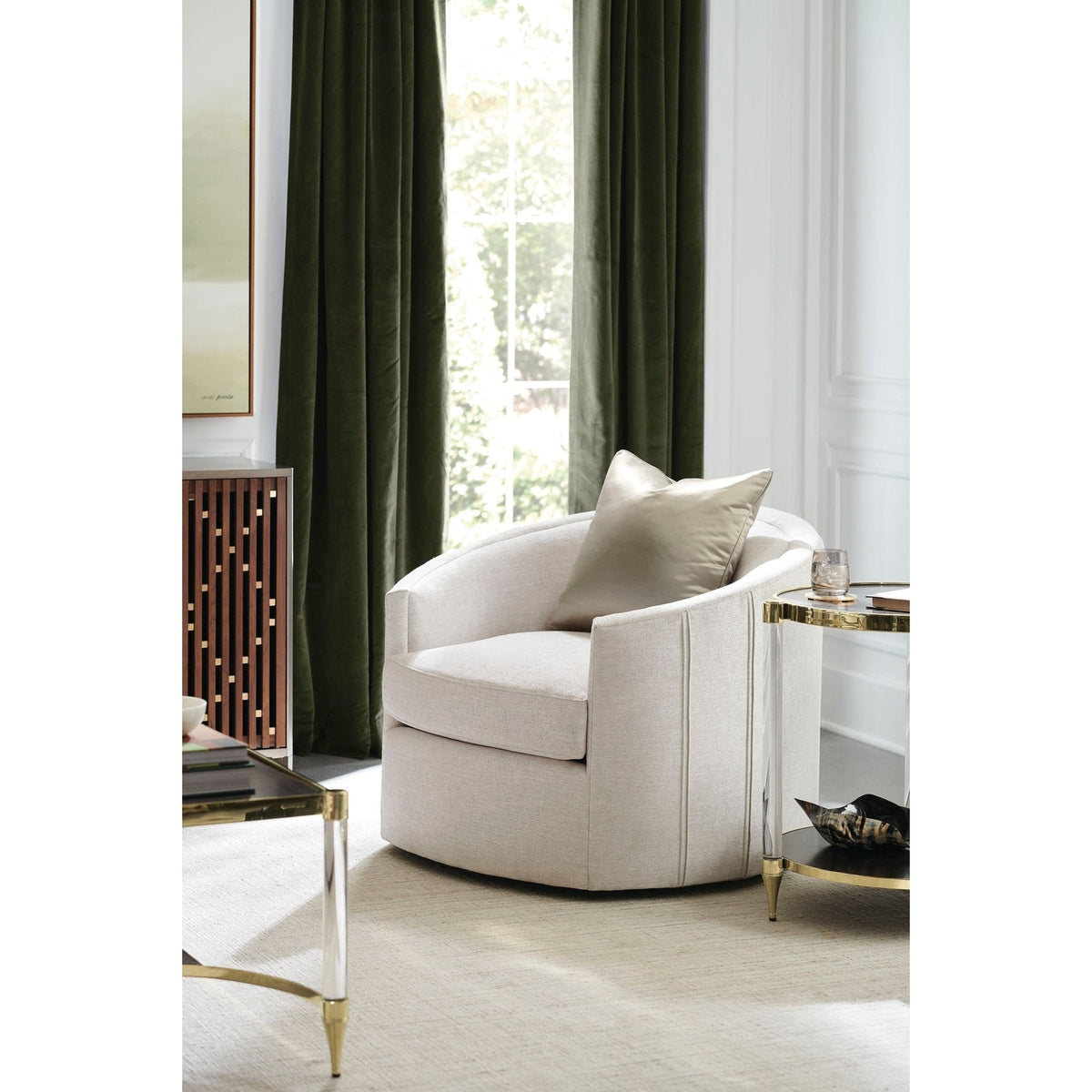 Caracole Classic Diamond In The Rough Console & Desk