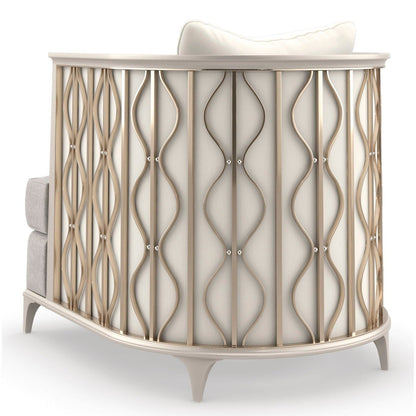 Caracole Upholstery Back In Style Lounge Chair