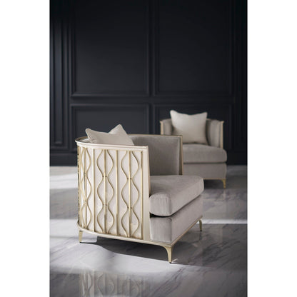 Caracole Upholstery Back In Style Lounge Chair